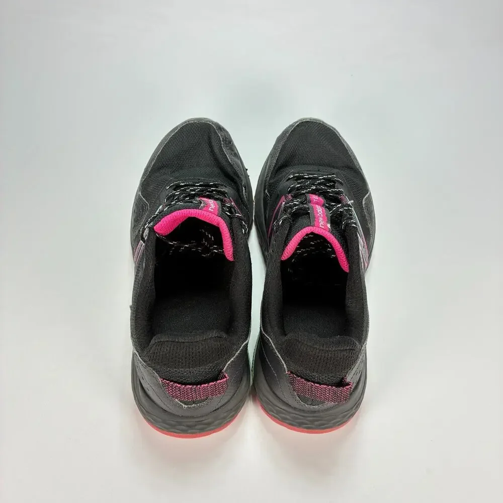 New Balance 410 V8 Black Bright Pink Trail Running Shoes WT410LC8 Womens Size 10